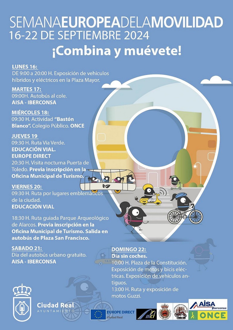 Ciudad Real celebra la Semana Europea de la Movilidad con un ambicioso plan de concienciación y transformación urbana