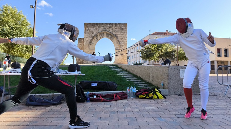 La esgrima toma las calles Ciudad Real sigue apostando por el deporte inclusivo