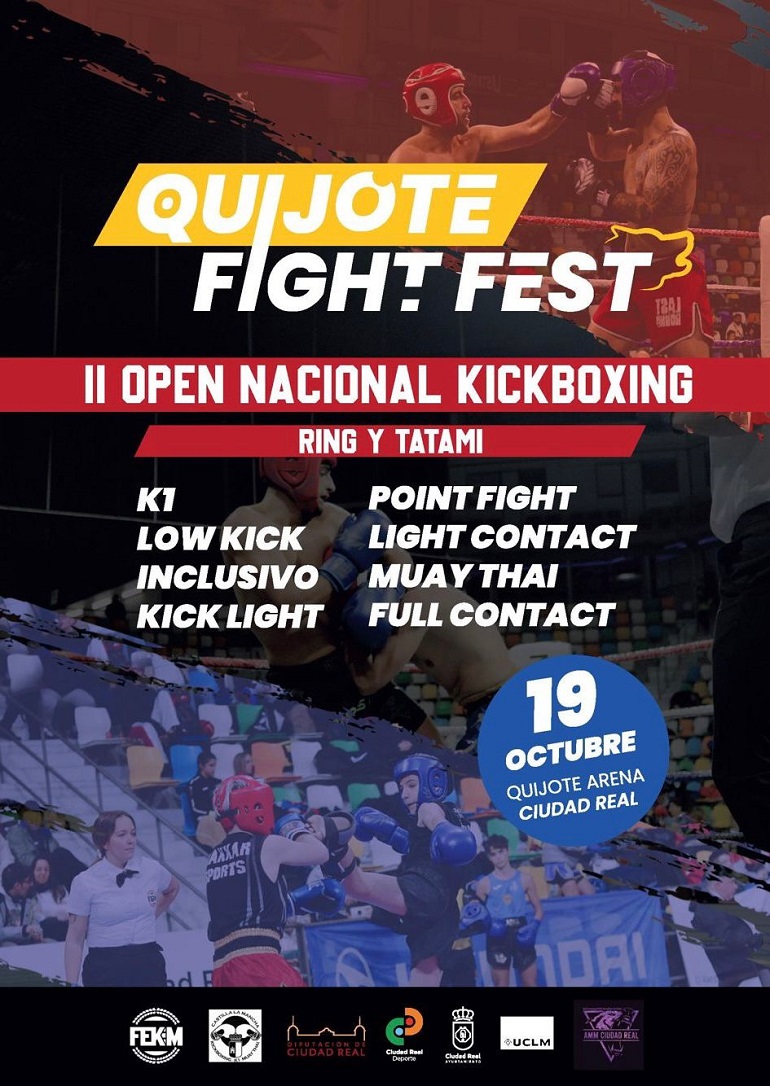 Ciudad Real se convierte en la capital española del kickboxing con el Quijote Fight Fest