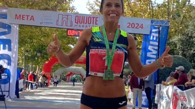 Gemma Arenas vence en la XXVIII edición del Quijote Maratón de Ciudad Real en la categoría femenina