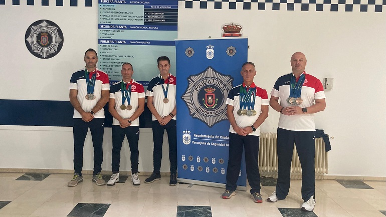 La Policía Local de Ciudad Real brilla en los Juegos Europeos con 14 medallas