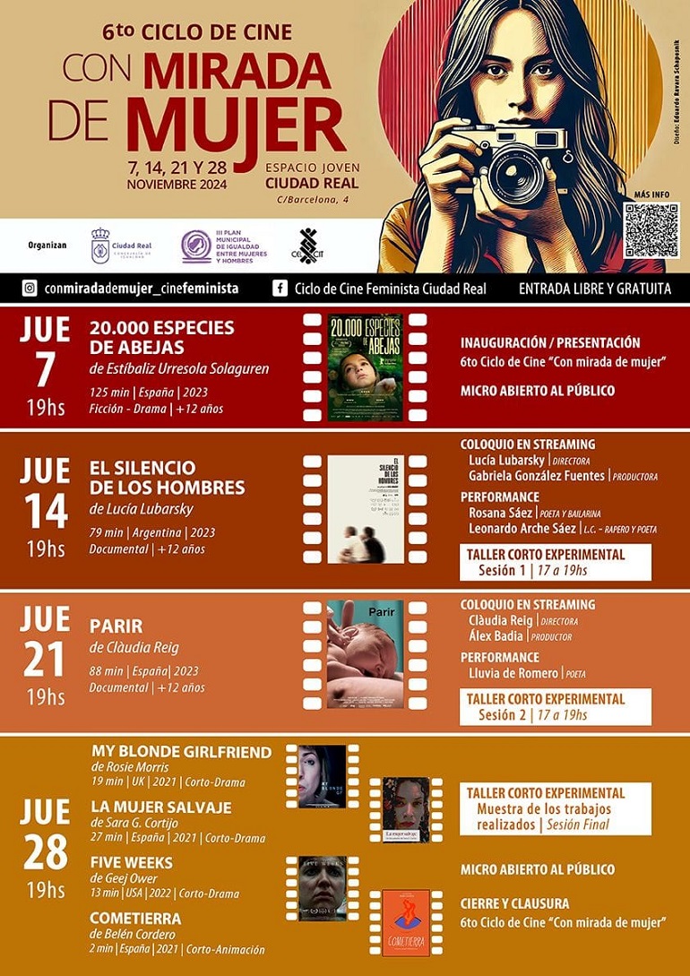 6º Ciclo de Cine Feminista Con Mirada de Mujer en Ciudad Real Un mes de talento y voces femeninas en el audiovisual