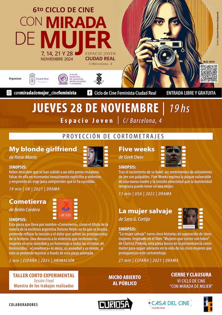 El cine de mujeres cierra con fuerza la 6ª edición de Con Mirada de Mujer en Ciudad Real