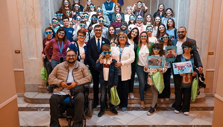 Los niños toman la palabra El Día Mundial de la Infancia se celebra en la Diputación de Ciudad Real