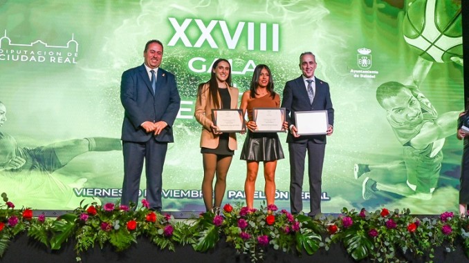 Gemma Arenas, Fran García, Fran Sánchez Lara y Gonzalo Ruiz entre las estrellas del deporte en la XXVIII Gala Provincial en Daimiel