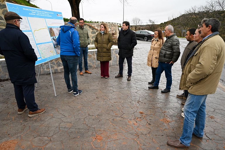 Mejoras en las comunicaciones para el Campo de Montiel La Diputación impulsa el desarrollo local con la rehabilitación de carreteras