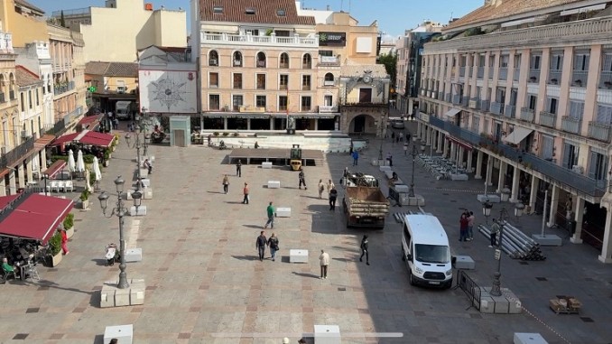 La Plaza Mayor de Ciudad Real contará con 900 metros cuadrados de sombra gracias a la nueva cubierta textil