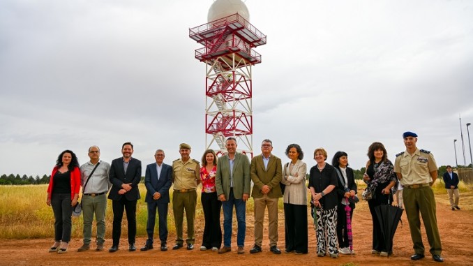 Almagro lidera la revolución meteorológica con el primer radar dual de España instalado en la Base de Helicópteros
