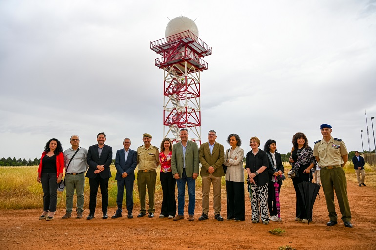 Almagro lidera la revolución meteorológica con el primer radar dual de España instalado en la Base de Helicópteros