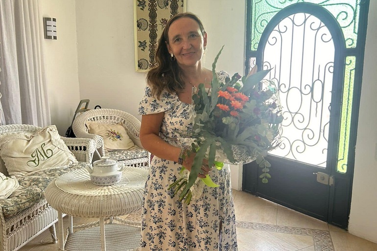 Ana María Almansa, presidenta del BM Bolaños, galardonada con la Medalla e Insignia de Bronce de la Real Federación Española de Balonmano