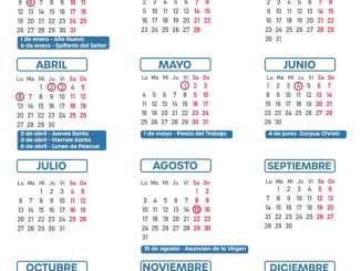 Calendario Laboral 2026 Castilla-La Mancha Estos son los 12 días festivos oficiales