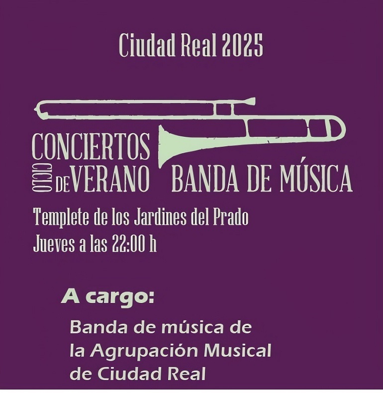 El Ayuntamiento de Ciudad Real presenta su ciclo de conciertos estivales 5 noches para vibrar con la música