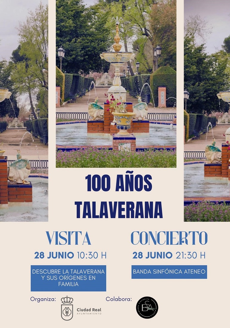 Visitas guiadas y un concierto espectacular Así celebra Ciudad Real el centenario de su fuente más emblemática