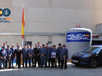 La Policía Nacional recibe a la Hermandad de Pandorgos en Ciudad Real