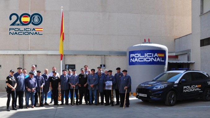 La Policía Nacional recibe a la Hermandad de Pandorgos en Ciudad Real
