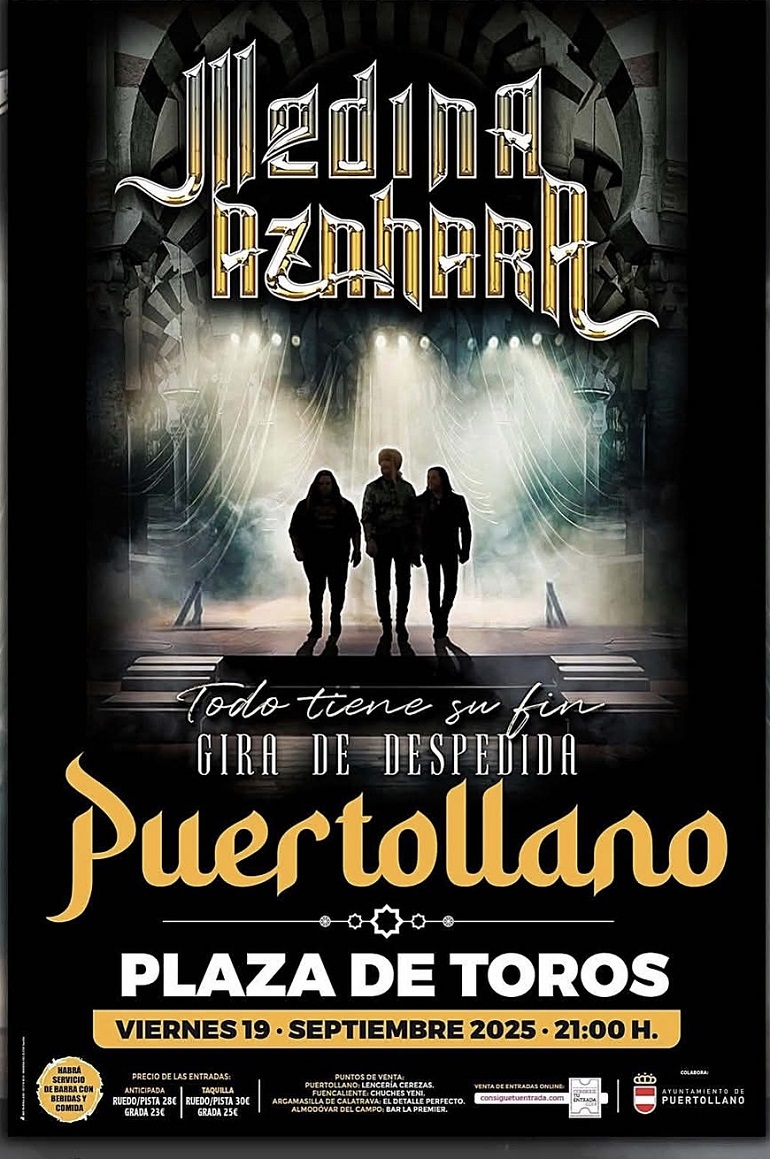 Todo tiene su fin Medina Azahara dice adiós con un concierto lleno de himnos en Puertollano