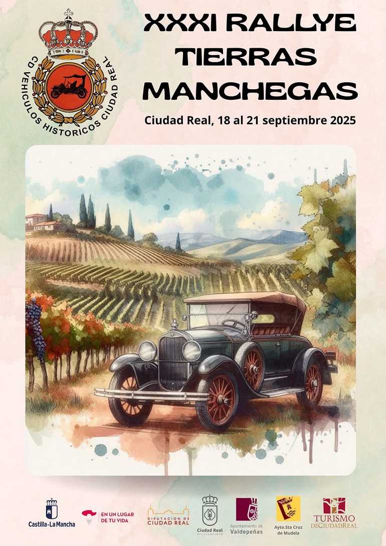 Arranca el XXXI Rallye Tierras Manchegas 25 Coches de 1914 a 1950 recorrerán la provincia del 18 al 21 de septiembre