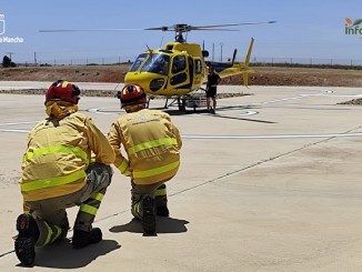 Corte total de la carretera CM-4107 en Daimiel por un incendio de rastrojo La circulación se restableció a las 2030 horas