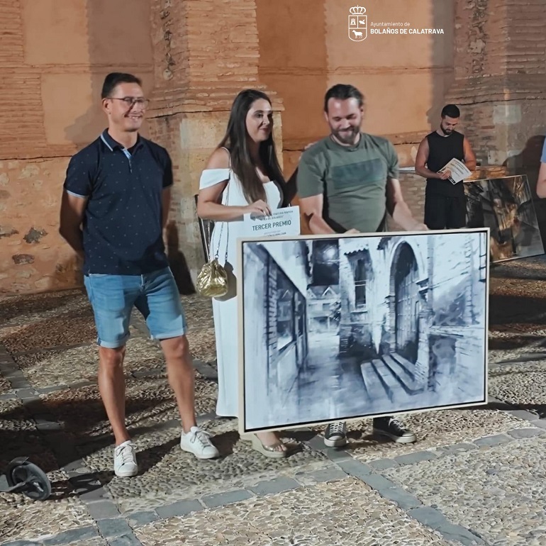 Javier Martín Aranda consigue el tercer premio en la XXIX edición del Certamen de Pintura Rápida “Villa de Bolaños”