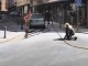 Vehiculo en llamas en pleno centro de Ciudad Real! Los bomberos controlan el incendio en minutos sin daños personales