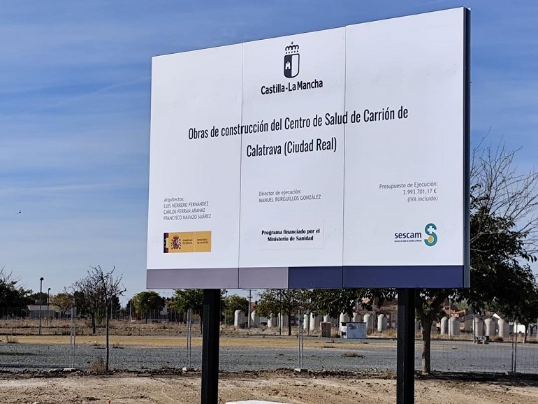 Carrión de Calatrava Page colocará la primera piedra del nuevo Centro de Salud e inaugurará el Centro de Interpretación del Vino DO Campo de Calatrava