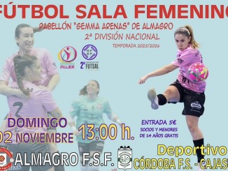 El Almagro FSF quiere seguir su racha triunfal en el “Gemma Arenas”