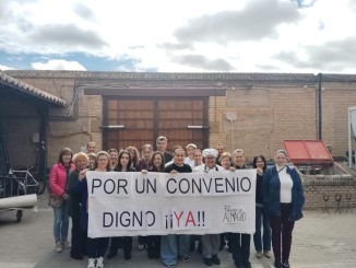 La plantilla del Parador de Almagro se suma a las movilizaciones por un convenio digno, respeto y justicia laboral