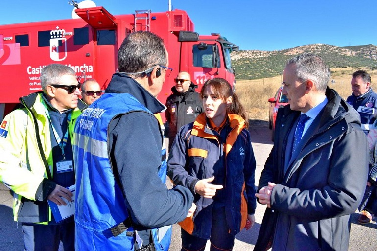 Puertollano activa el mayor simulacro de emergencia en dos décadas con el nuevo sistema “Es-Alert” y una respuesta operativa de más de 100 efectivos