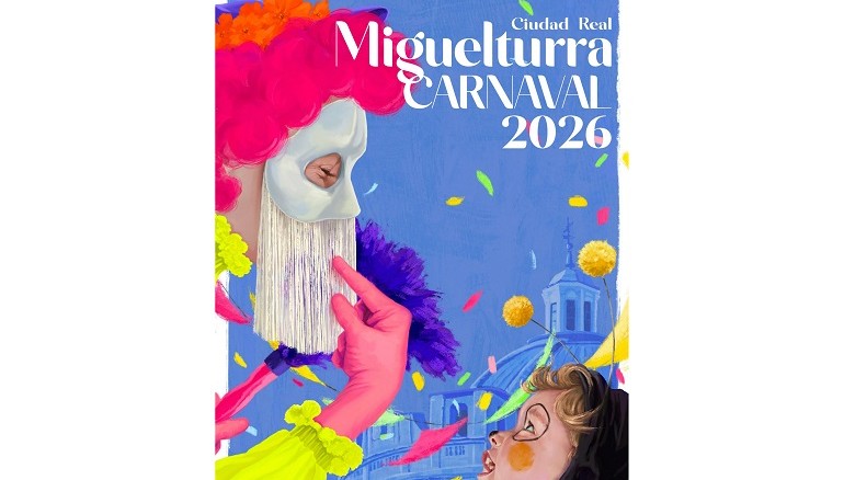 A que no me conoces El impactante cartel que será la imagen del Carnaval de Miguelturra 2026
