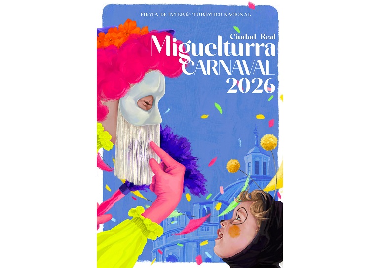A que no me conoces El impactante cartel que será la imagen del Carnaval de Miguelturra 2026