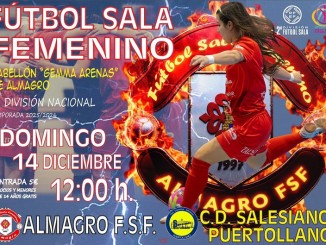 El derbi provincial que puede decidir el liderato Almagro FSF y Salesianos de Puertollano se juegan algo más que tres puntos en el “Gemma Arenas”