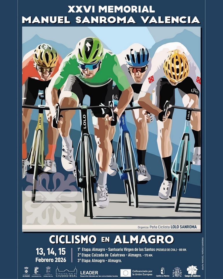 Almagro volverá a convertirse en la capital del ciclismo nacional con el XXVI Memorial Manuel Sanroma Valencia
