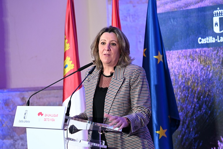 Castilla-La Mancha alza la bandera del turismo inteligente y sostenible en FITUR con un estand icónico de más de 1.600 m²