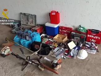 La Guardia Civil desmantela en Almagro una banda especializada en robar herramientas de vehículos de trabajo