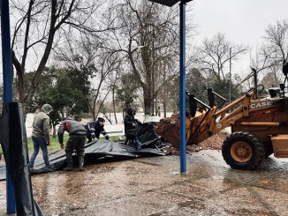 El Bullaque al límite despliegue masivo ante la crecida histórica