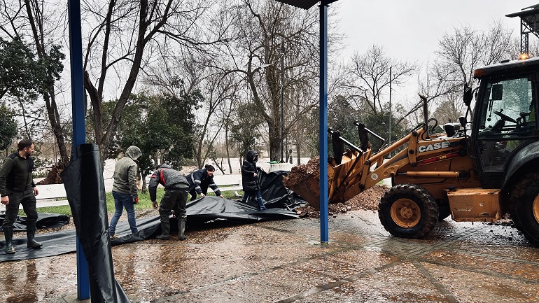 El Bullaque al límite despliegue masivo ante la crecida histórica