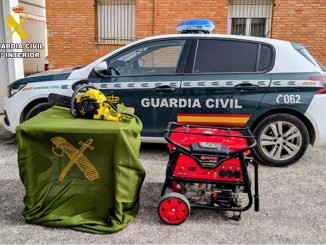 Del grupo electrógeno a la motosierra así logró la Guardia Civil recuperar hasta la última herramienta robada