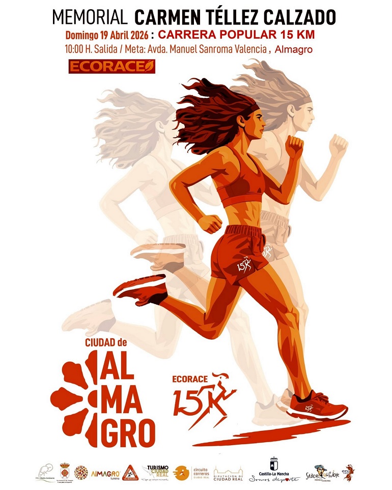 El 15K Ciudad de Almagro aspira a récord de participación en el Circuito Provincial 2026