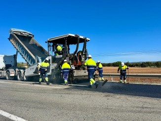 Fin al calvario en la N-430 y la A-43 arrancan las obras que devolverán la seguridad a las carreteras destrozadas por los temporales