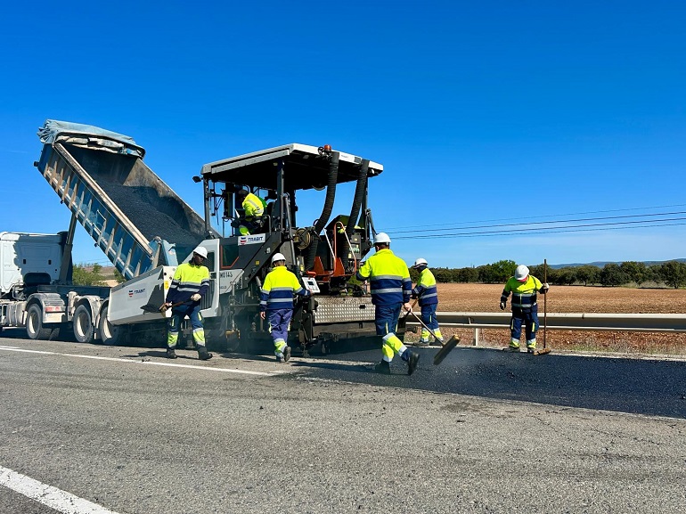 Fin al calvario en la N-430 y la A-43 arrancan las obras que devolverán la seguridad a las carreteras destrozadas por los temporales