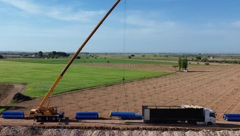 Agua para 155.000 habitantes arranca la obra que cambiará el futuro del Campo de Calatrava