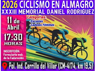 Almagro se vuelca con el Memorial Daniel Rodríguez más de 150 jóvenes ciclistas desatan la pasión por la carretera