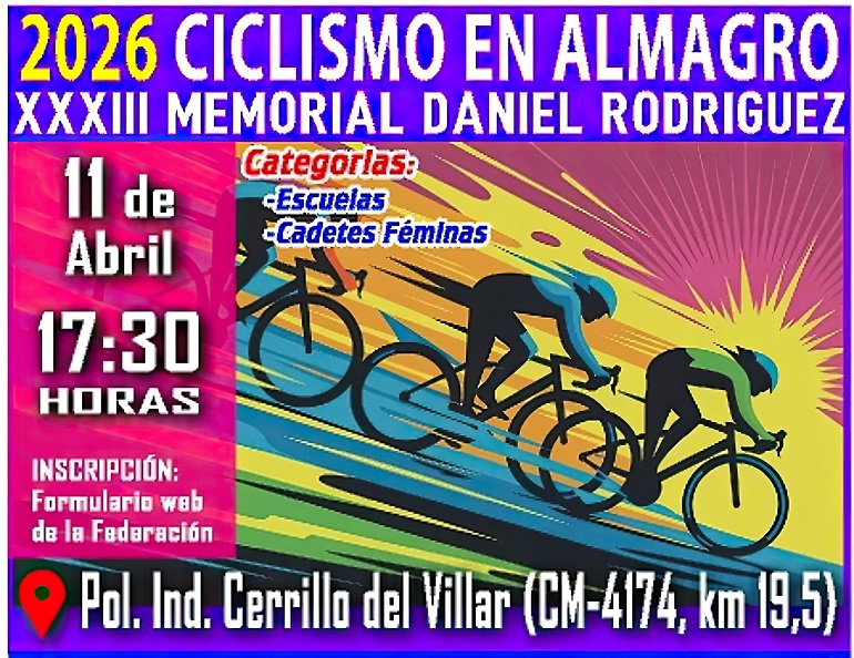 Almagro se vuelca con el Memorial Daniel Rodríguez más de 150 jóvenes ciclistas desatan la pasión por la carretera