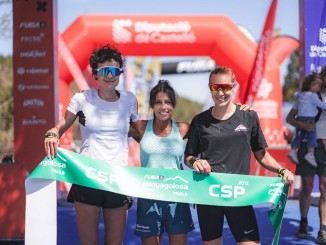 Podium femenino CSP 2026. Foto: José Miguel Muñóz