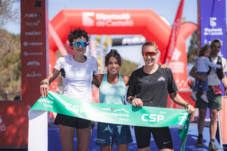 Podium femenino CSP 2026. Foto: José Miguel Muñóz