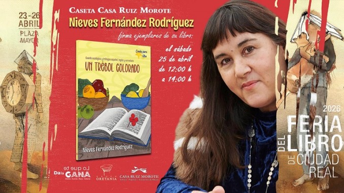 Nieves Fernández, cita clave en la Feria del Libro de Ciudad Real