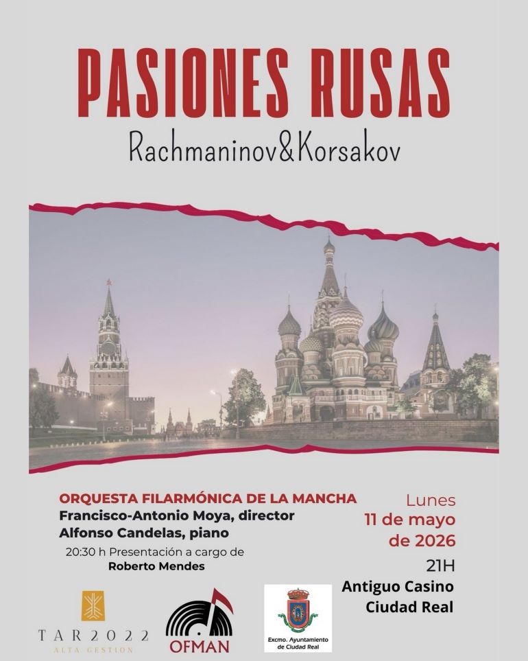El Antiguo Casino de Ciudad Real se convierte hoy en el foco cultural con la Orquesta Filarmónica de La Mancha y las Pasiones Rusas 770