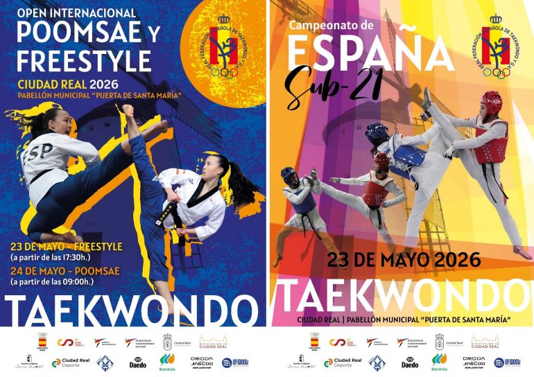 La Real Federación Española de Taekwondo ensalza el respaldo institucional de Castilla-La Mancha Somos Deporte en un evento de primer nivel