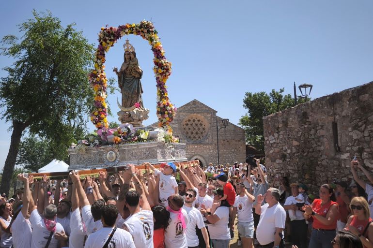 Miles de romeros abarrotan Ciudad Real en la multitudinaria subida de la Virgen de Alarcos 770