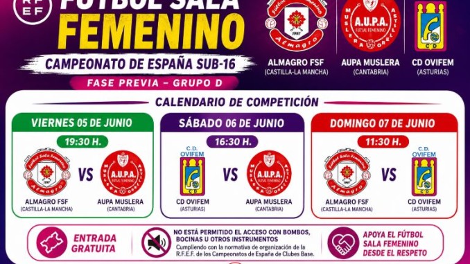 Almagro acoge la batalla por el Campeonato de España Sub-16 de fútbol sala femenino 770